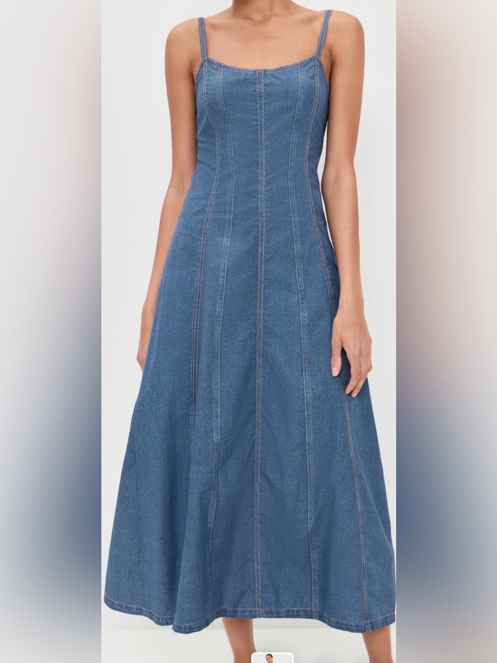 rag & bone Miramar Melody Cotton Poplin Midi Dress